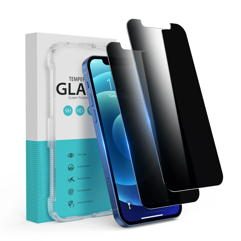 Sichtschutz-Displayschutz für iPhone 12-14-Serie | 2er-Pack