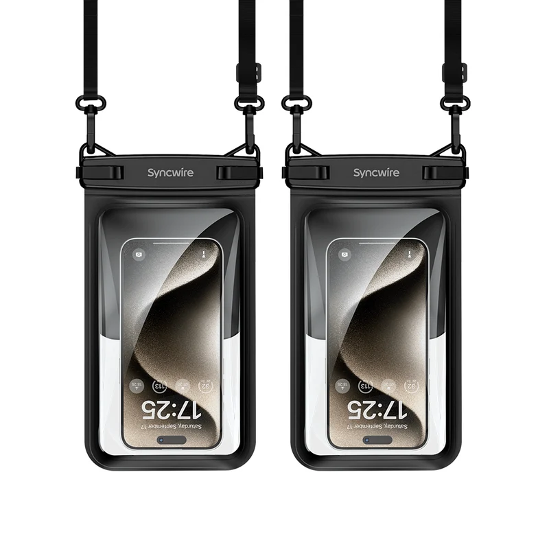 Doppelter Raum wasserdichter Telefon beutel