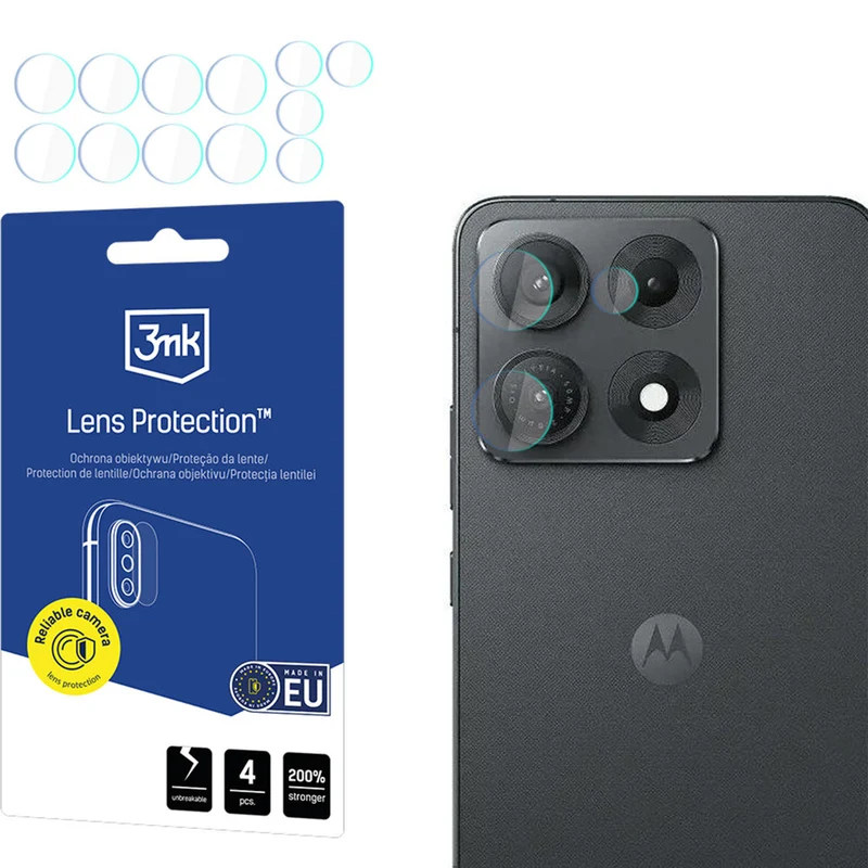 Objektivschutz für Motorola Edge 70 Max, 3mk Lens Protection, 4 Sätze