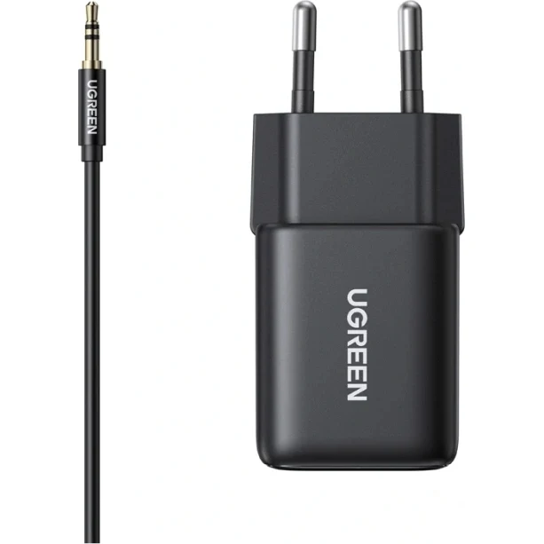 Adapter Bluetooth 6.0 Audio-Empfänger, 3.5 mm Klinke, UGREEN BT523, Schwarz