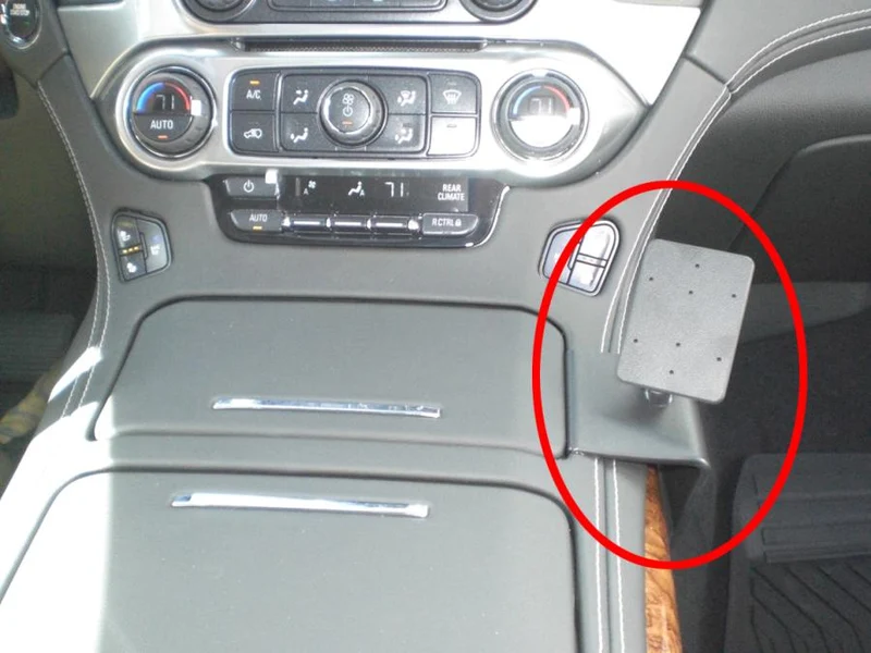 ProClip Fahrzeughalter 835016 - Konsolenbefestigung rechts- NUR für Fahrzeuge mit Staufach mit Deckel - GMC Yukon 15-20, GMC Yukon Denali 15-20, GMC Yukon XL Denali 15-20 und weitere