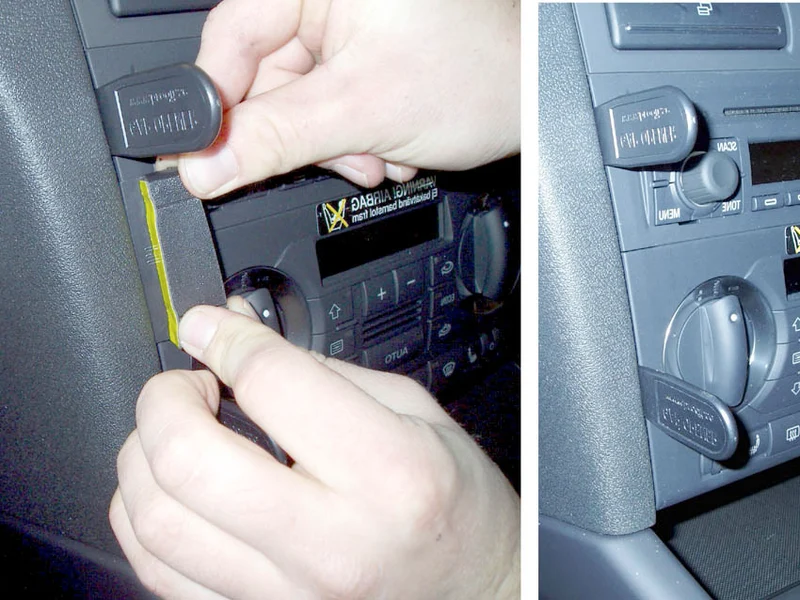 ProClip Fahrzeughalter für Rechtslenker 653439 - Winkelbefestigung- NICHT für BOSE-Stereo - Audi S3 04-06, Audi S3 03-06, Audi A3 03-06 und weitere