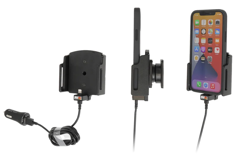 Gerätehalter 721368 mit Ladefunktion - für Smartphones - Apple iPhone 14 Pro Max, Apple iPhone 14 Pro, Apple iPhone 13 und weitere