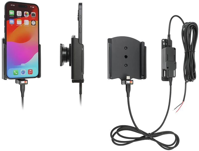 Gerätehalter 727374 mit Ladefunktion - für Smartphones - Apple iPhone 15 Plus