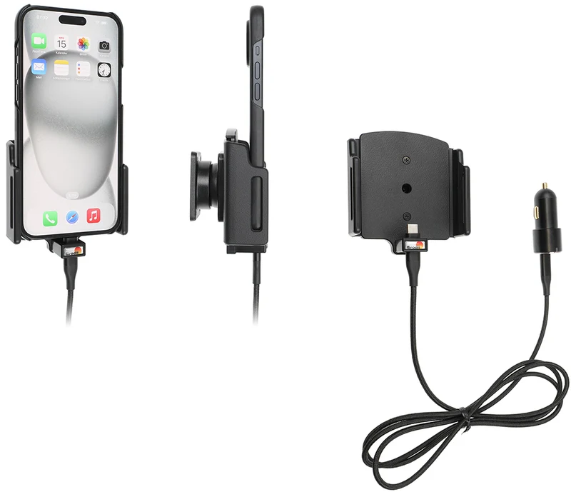 Gerätehalter 721371 mit Ladefunktion - für Smartphones - Apple iPhone 17 Pro Max, Apple iPhone 16 Plus, Apple iPhone 16 Pro Max und weitere