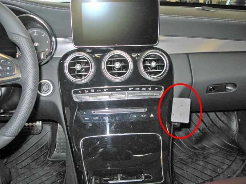 ProClip Fahrzeughalter 854996 - Winkelbefestigung- NICHT für Modelle mit Holzdekor. NUR für automatische Gangschaltung - Mercedes Benz C-Klasse (180-320) 14-21