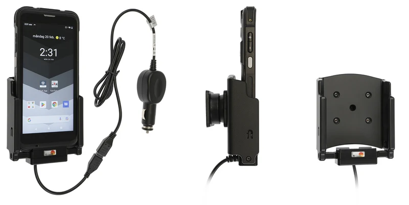 Gerätehalter 712343 mit Ladefunktion - für Smartphones - Webfleet Pro M