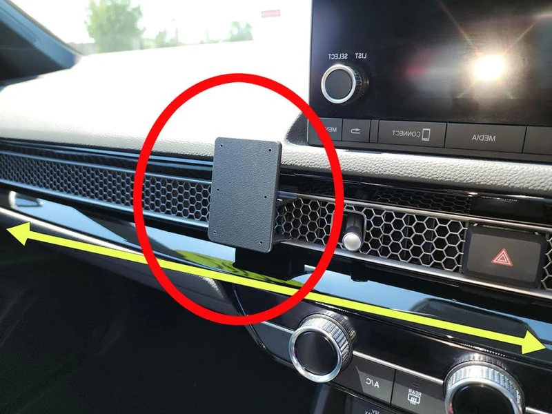 ProClip Fahrzeughalter für Rechtslenker 655801 - Mittelbefestigung - Honda Civic 22-26, Honda Civic 22-25