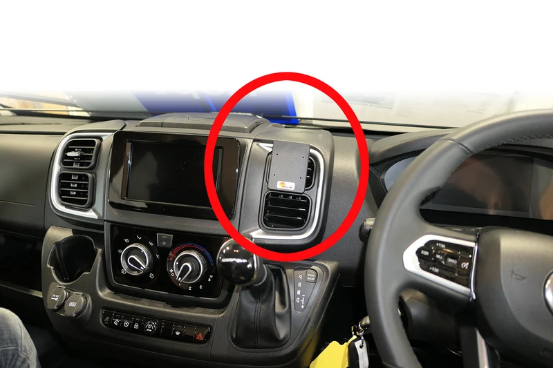 ProClip Fahrzeughalter für Rechtslenker 655752 - Mittelbefestigung - Fiat Ducato 22-26, Vauxhall Movano Electric 25-26, Vauxhall Movano 25-26 und weitere
