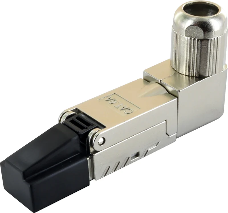 Netzwerkstecker CAT6A gewinkelt