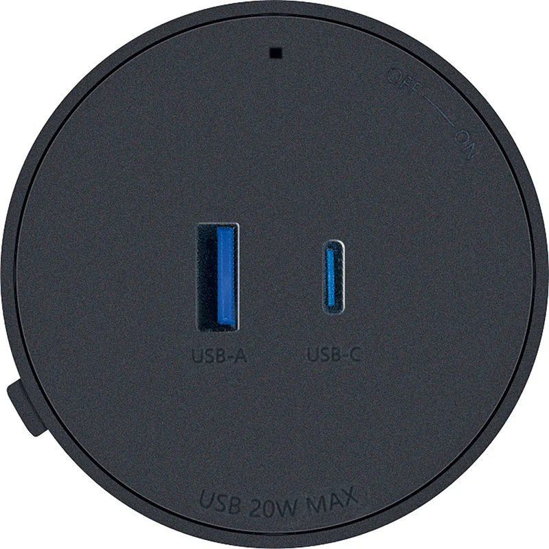 Steckdosen-/USB-Adapter für Stromschienen