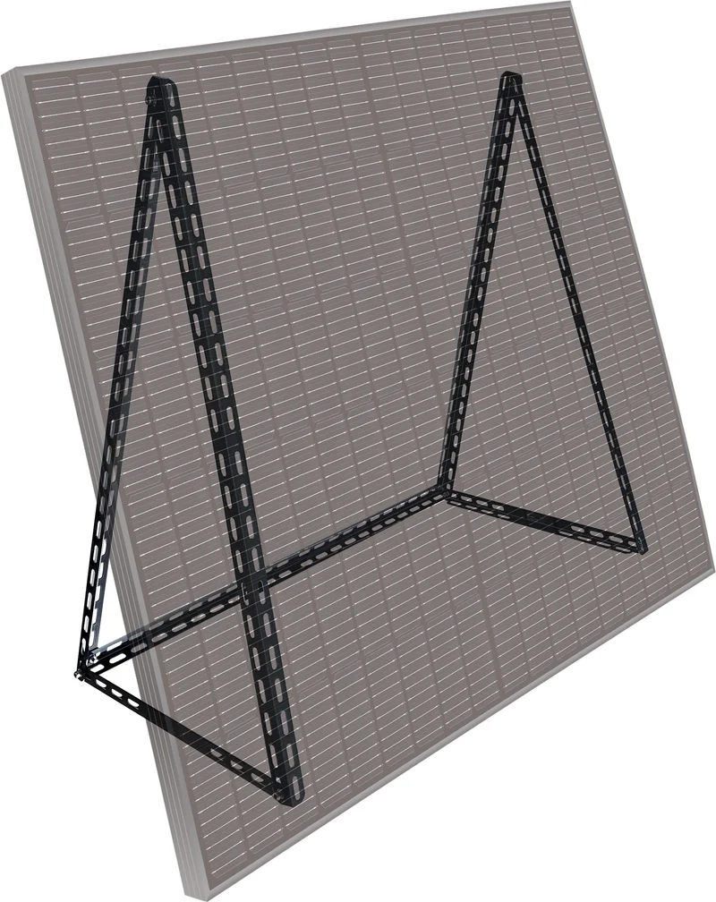 Alu Solarmodul Ständerwerk schwarz