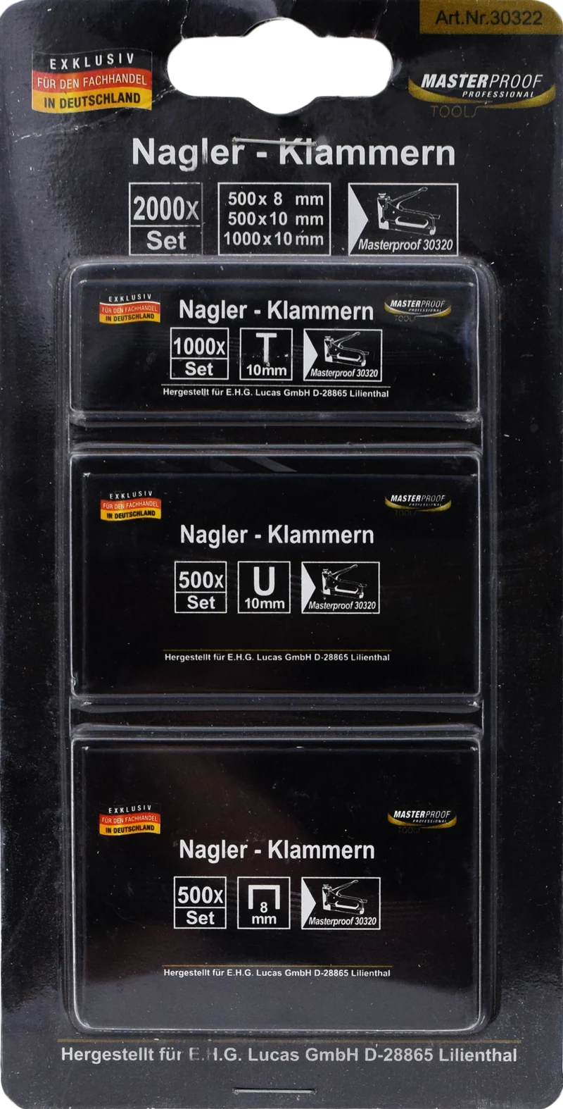 Nagler-Klammern-Set