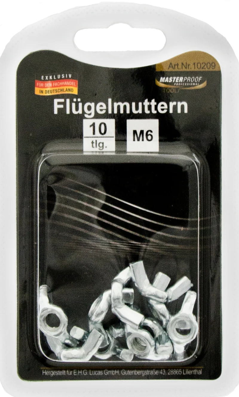 Flügelmuttern M6