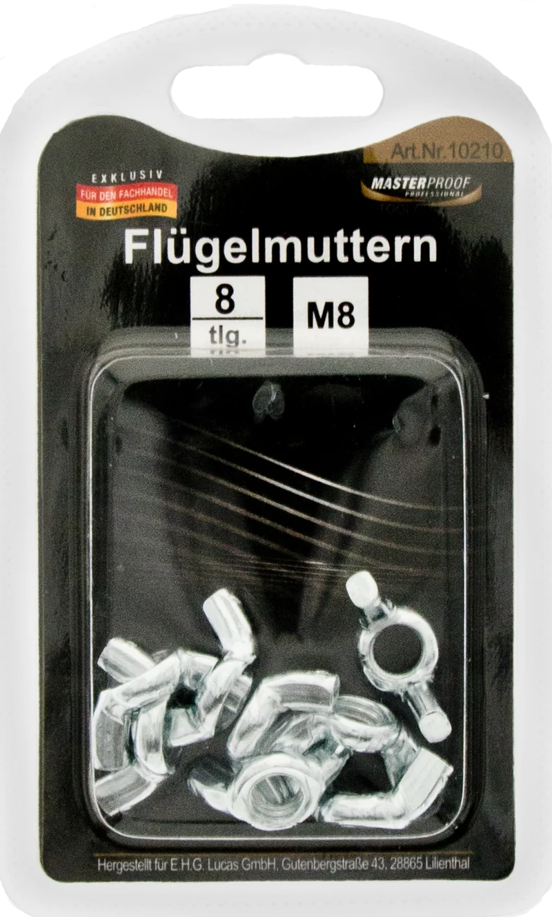 Flügelmuttern M8