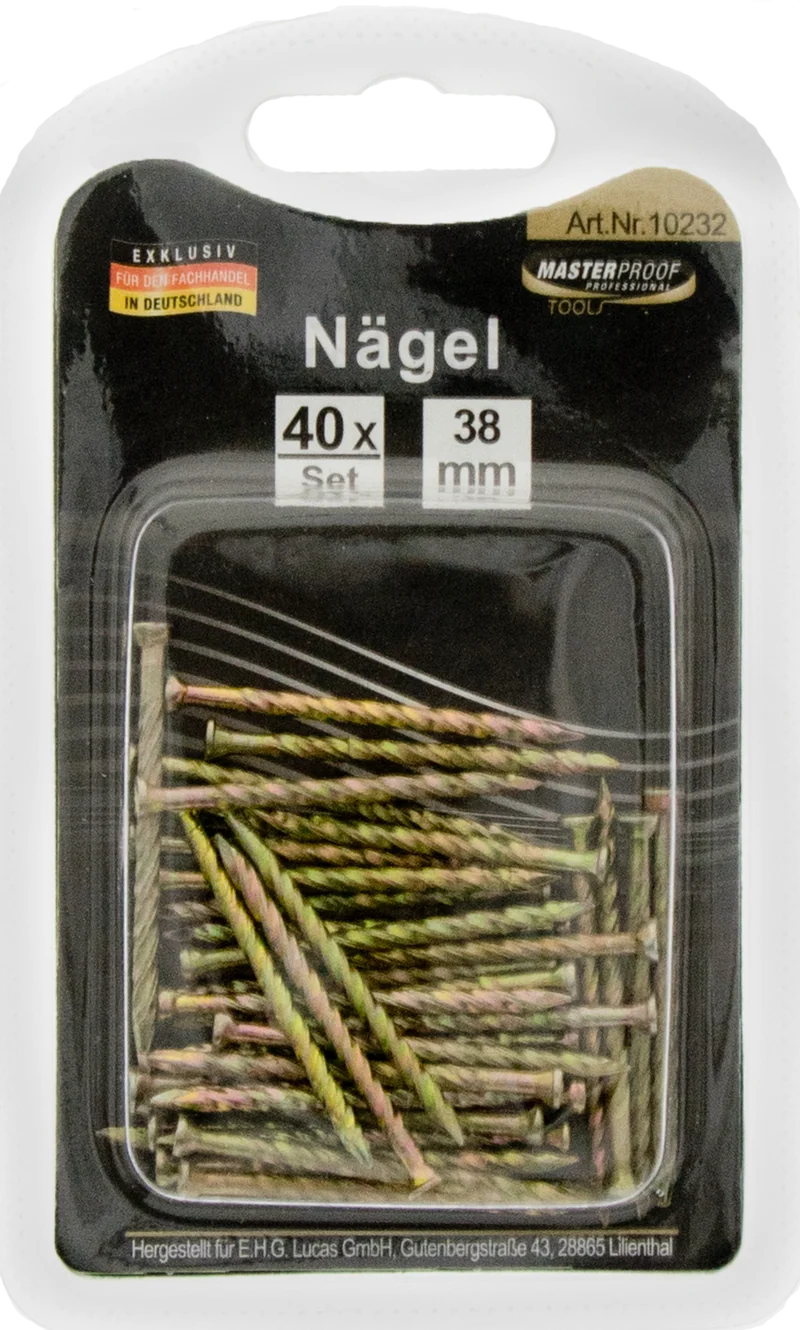 Nägel 38 mm