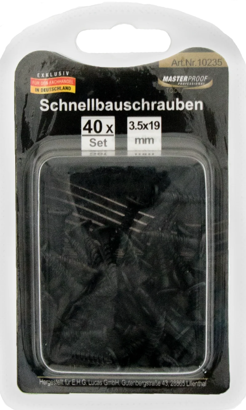 Schnellbauschrauben 3,5 x 19 mm