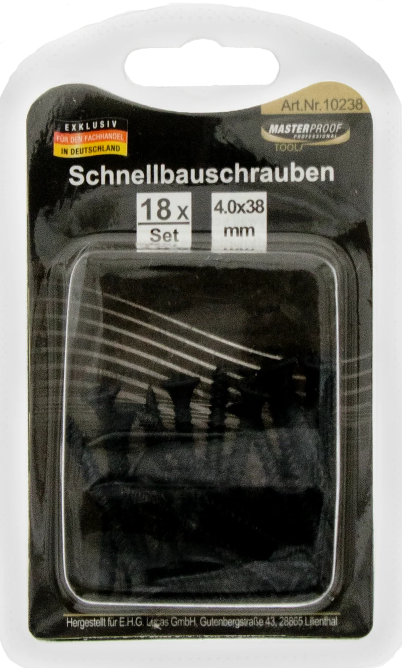 Schnellbauschrauben 4 x 38 mm