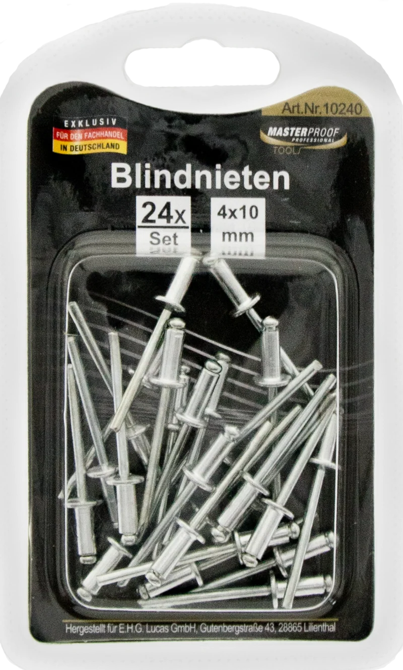 Blindnieten 4 x 10 mm