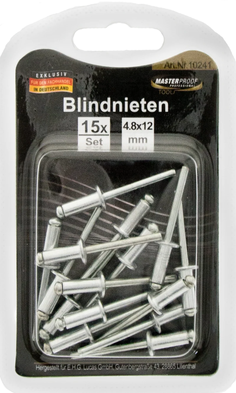Blindnieten 4,8 x 12 mm