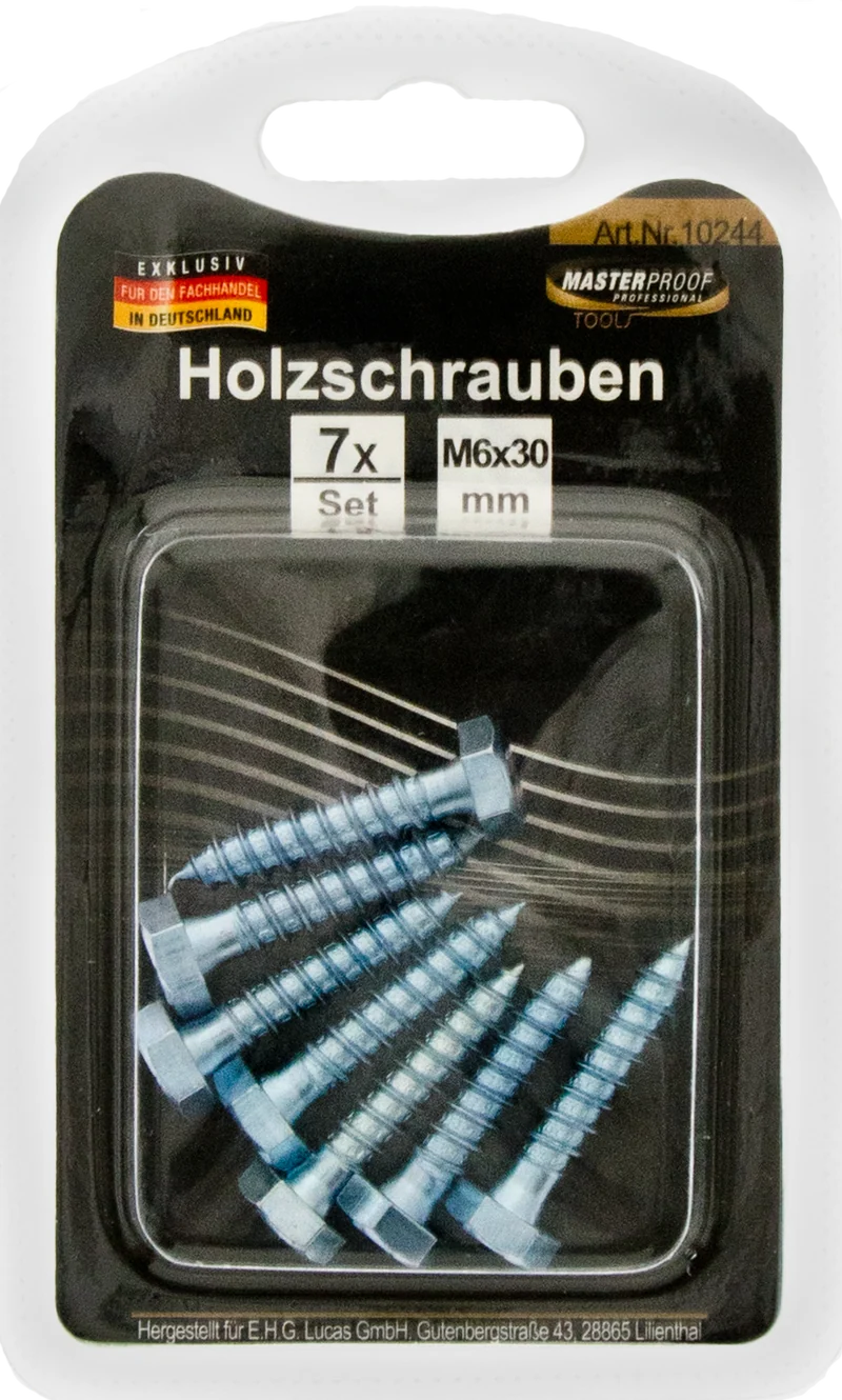 Holzschrauben M6 x 30 mm