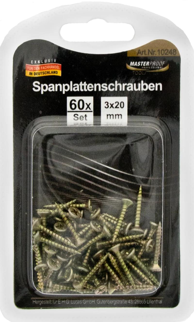 Spanplattenschrauben 3 x 20 mm