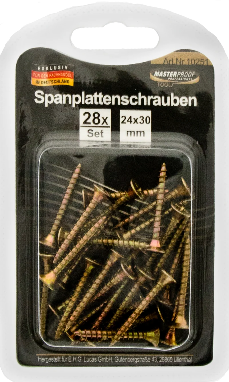 Spanplattenschrauben 4 x 30 mm