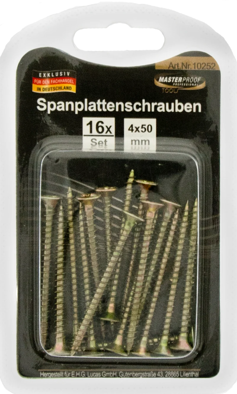 Spanplattenschrauben 4 x 50 mm