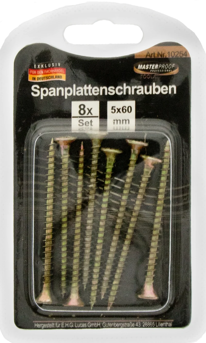 Spanplattenschrauben 5 x 60 mm