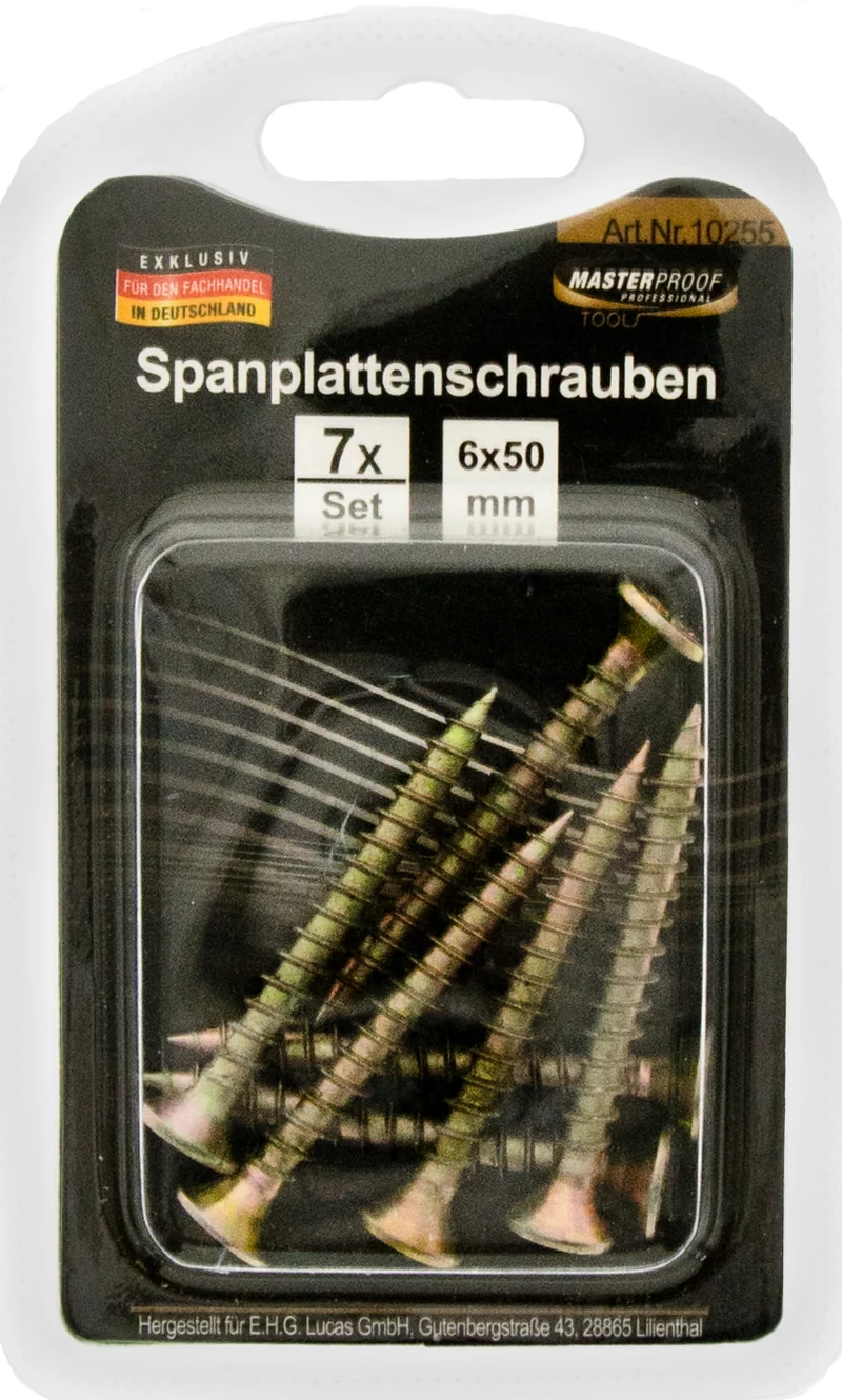 Spanplattenschrauben 6 x 50 mm