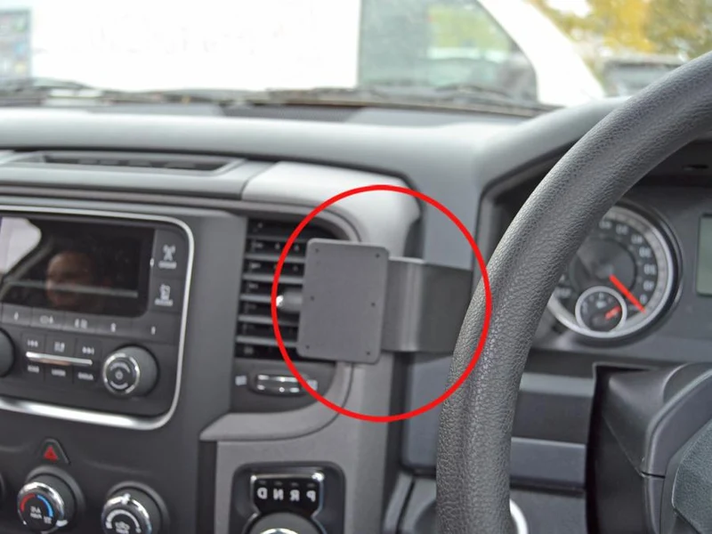 ProClip Fahrzeughalter für Rechtslenker 655158 - Mittelbefestigung- NICHT für Modelle mit Säulenschalthebel - Ram Pick Up 1500 18-26, Ram Pick Up 1500 18-25