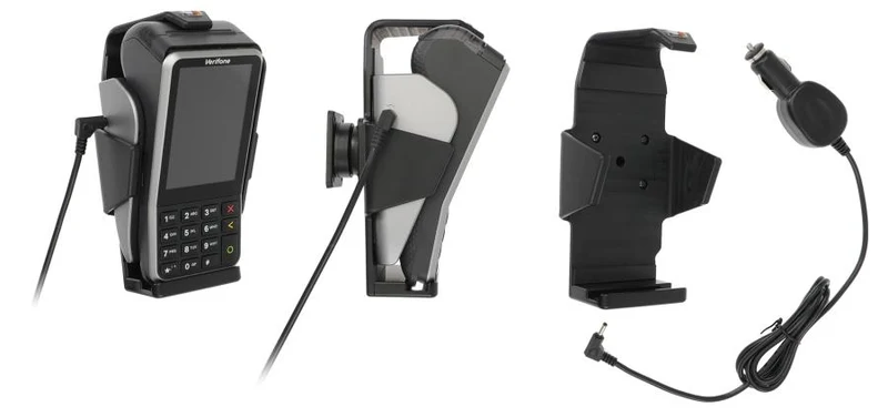 Gerätehalter 712210 mit Ladefunktion - für Bezahlterminals - VeriFone V400m