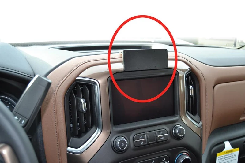 ProClip Fahrzeughalter 213561 - Mittelbefestigung, extra starke Montageplattform. - GMC Sierra 2500/3500 Series 20-24, Chevrolet Silverado 1500 Series 19-24, GMC Sierra 1500 Series 19-25 und weitere