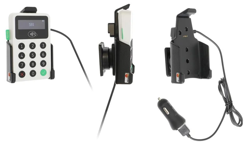 Gerätehalter 721144 mit Ladefunktion - für Bezahlterminals - iZettle Reader 2