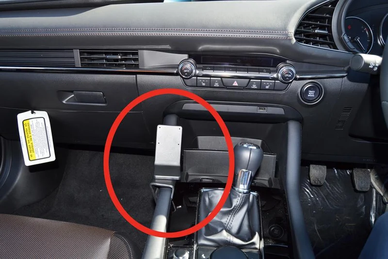 ProClip Fahrzeughalter für Rechtslenker 635510 - Konsolenbefestigung - Mazda 3 19-26, Mazda 3 19-25