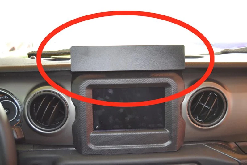 ProClip Fahrzeughalter 213546 - Mittelbefestigung, hocht strength mountingplatform - Jeep Gladiator 20-23, Jeep Wrangler 18½-23