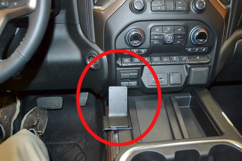 ProClip Fahrzeughalter 835471 - Konsolenbefestigung, links - Chevrolet Silverado 19-24