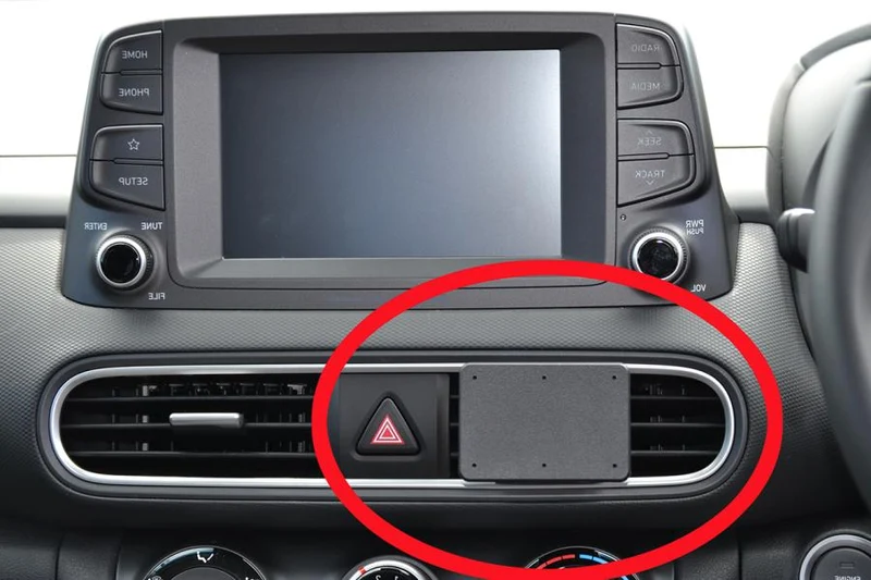 ProClip Fahrzeughalter für Rechtslenker 655418 - Mittelbefestigung - Hyundai Kona 18-23
