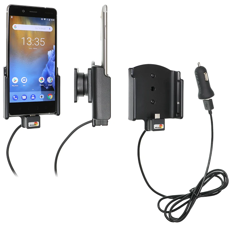 Gerätehalter 721030 mit Ladefunktion - für Smartphones - Nokia 8