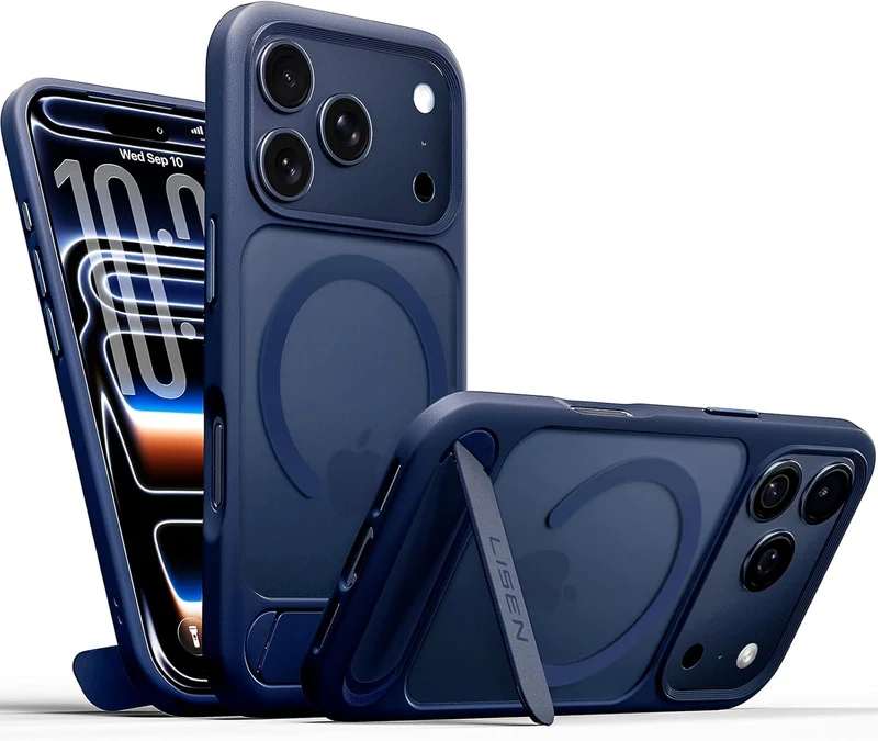 LISEN 20N Magnet-Hülle für iPhone 17 – mit Ständer