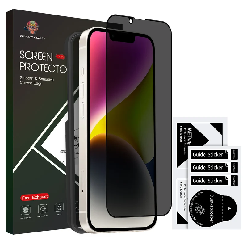 Privacy Panzerglas für iPhone 15–17 3er-Set