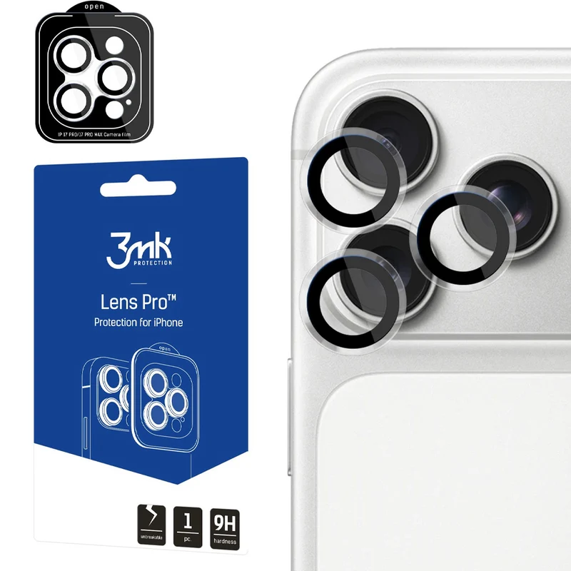 Objektivschutz für iPhone 18 Pro Max / 18 Pro, 3mk Lens Protection Pro, Transparent