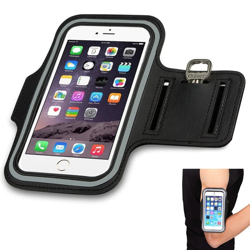 Handy Smartphone Sportarmband Arm Tasche Hülle Case Sport Joggen Lauf Universal