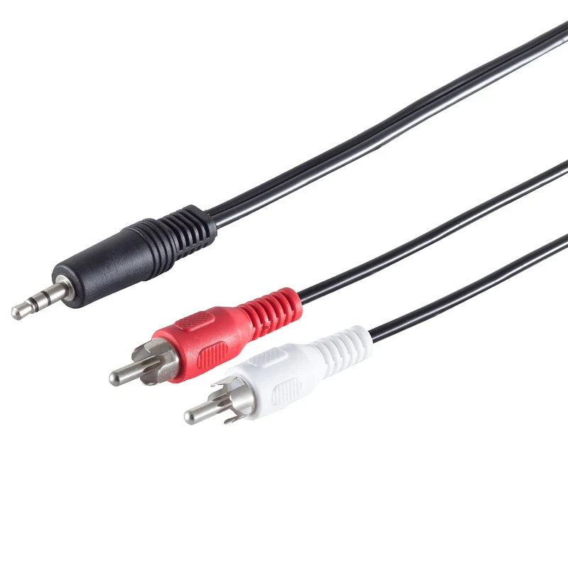 Klinke Cinch AUX 1,5m Klinkenstecker 3,5mm Audio Stereo Kabel