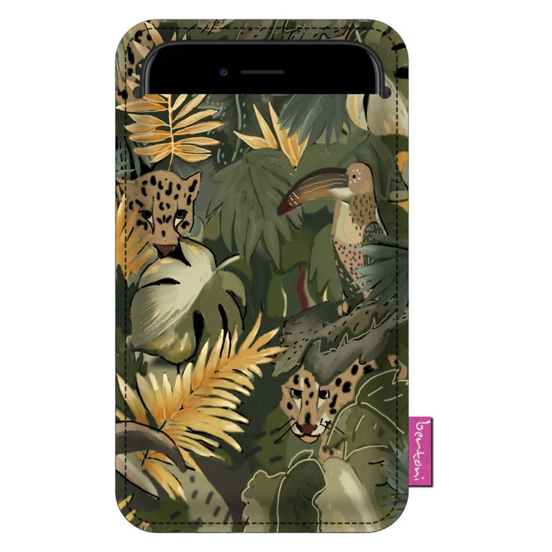 Bertoni Smartphone-Tasche, aus ökologischem Filz, 105x195 mm, Amazon Design, EE0029