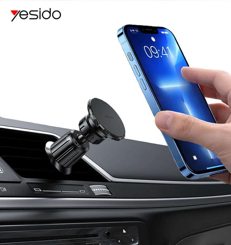 Magnetische Autolüftungshalterung – 360° Kugelgelenk - inkl. Metallplatten