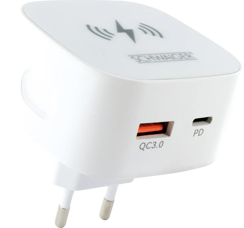 Ladegerät 20W mit QI Ladefläche magnetisch