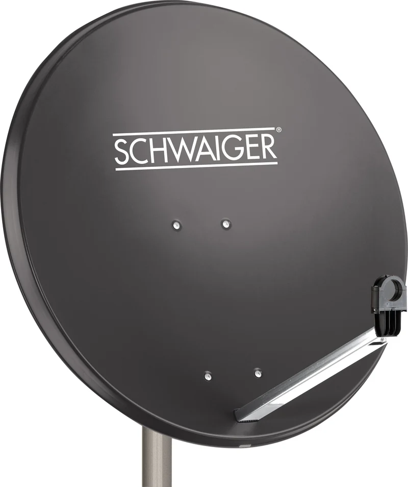 Stahl Satellitenschüssel 80 cm anthrazit