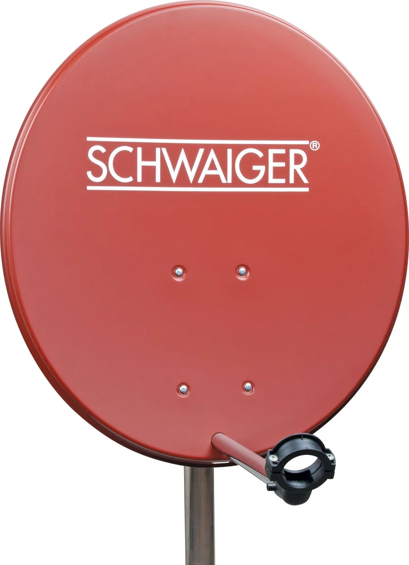 Stahl Satellitenschüssel 60 cm ziegelrot