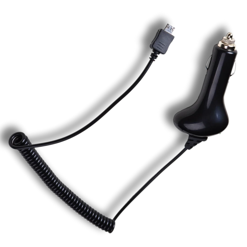 Kfz-Ladegerät 12 V / 24 V - Micro-USB - 5 W - 1000 mA - schwarz